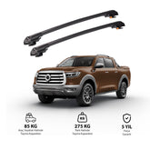 GREAT WALL POER 2019 et modèles ultérieurs TRX1 Thunder Carrier Barres transversales pour galerie de toit de voiture, 2 barres